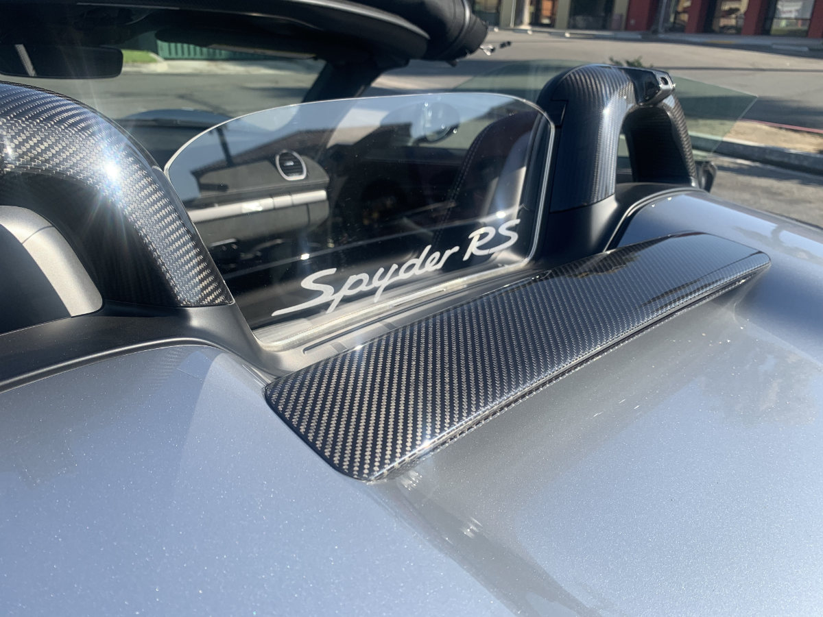 718 Spyder RS - Custom Wind Screen
